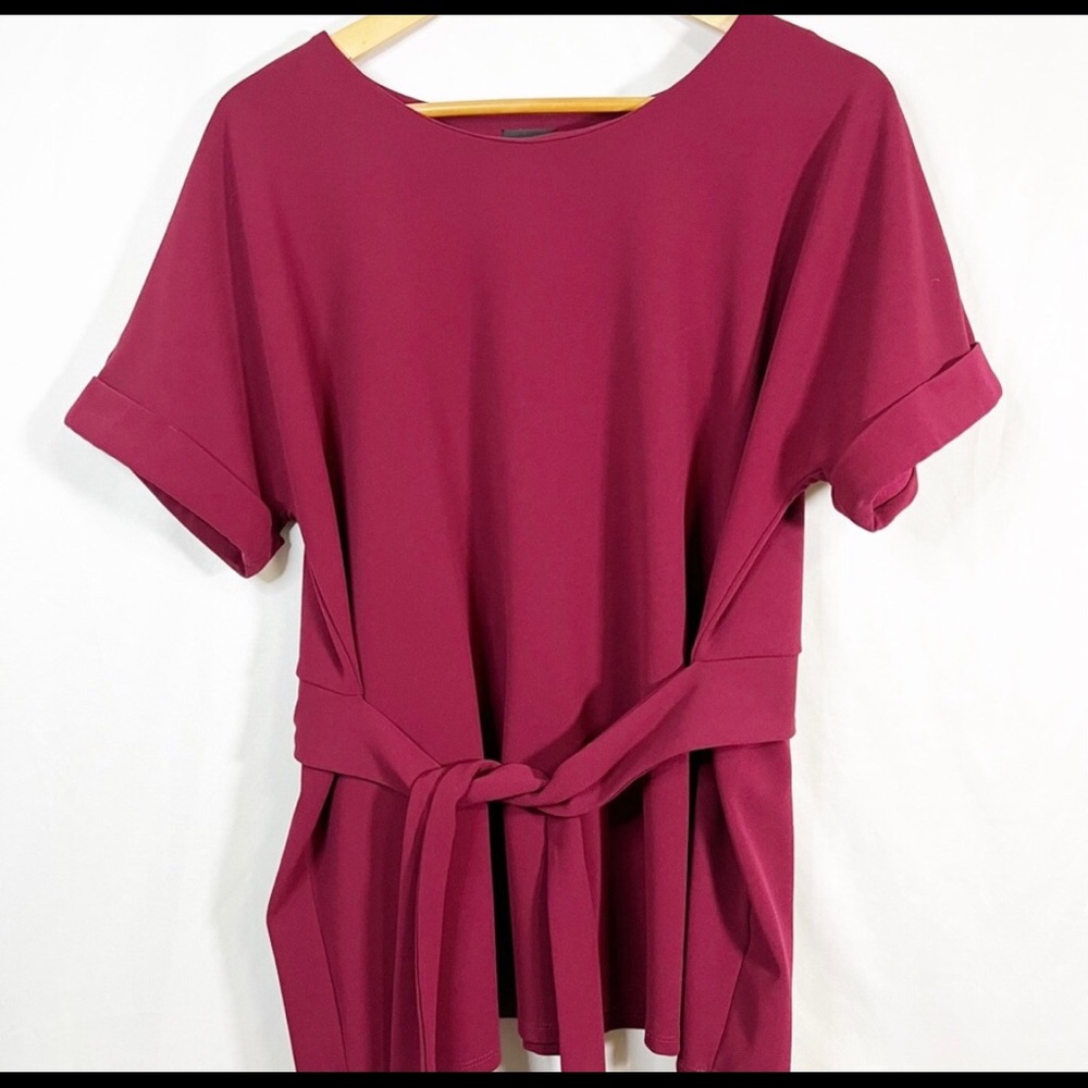 Worthington Tie Front Blouse